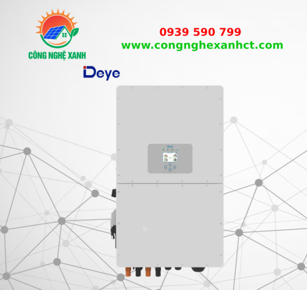 INVERTER HYBRID 50KW 3PHA SUN-50K-SG01HP3-EU-BM4 | Biến tần Hybrid DEYE 50kW