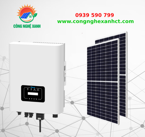 HỆ THỐNG ĐIỆN MẶT TRỜI HÒA LƯỚI BÁM TẢI 10KWp