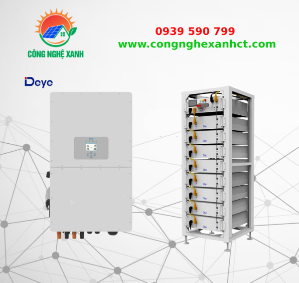 PIN LƯU TRỮ DEYE ÁP CAO 51,2V 100AH