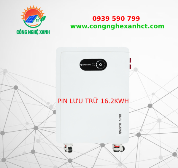 Pin lưu trữ Easyway UNIV-16.2kWh(S) 51.2V316Ah