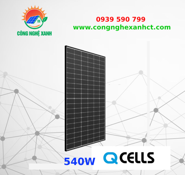 Tấm pin năng lương mặt trời Qcell Q.PEAK DUO XL-G10.3 540W