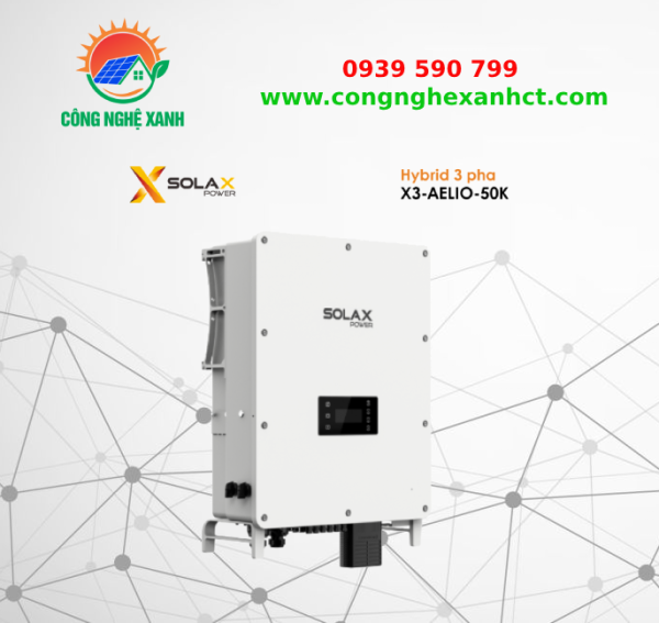 Inverter hybrid SolaX 49.9kW 3 Phase (X3-AELIO 49.9K)| Biến Tần SolaX 50kW 3 Pha